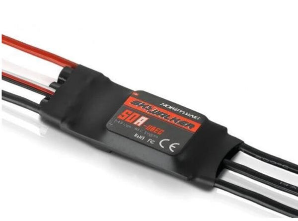 Hobbywing SkyWalker UBEC 50A 2-4S Lipo Switch Mode 5V/ 5A Speed controller Brushless ESC for RC Drone Helicopter Aircraf