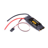 QWinOut 40A Brushless ESC 2-4S Speed Controller with 5V 3A BEC for Fixed Wing DIY RC Multi-axis Aircraft Drone Helicopter