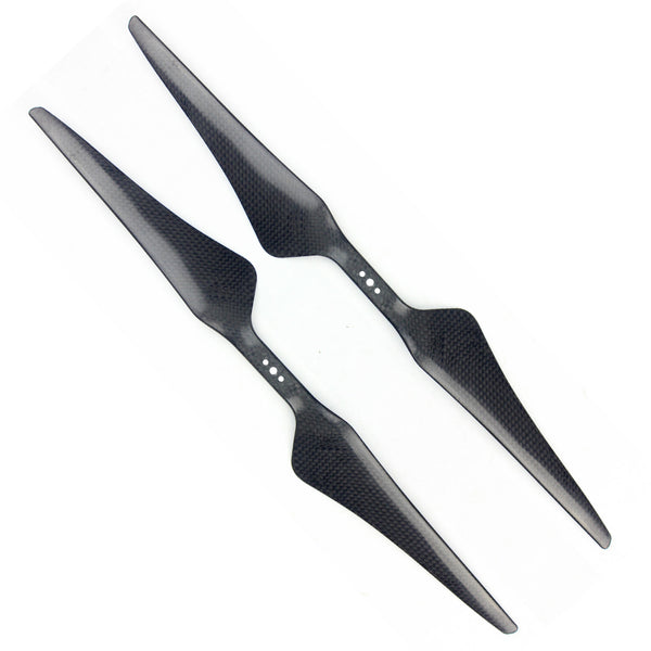 QWinOut 15x5.5 3K Carbon Fiber Propeller CW CCW 1555 CF Props   For Hexacopter Octocopter Multi Rotor UFO
