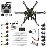 QWinOut Assembled Full Kit Drone RTF HMF S550 Frame GPS APM2.8 Flight Control with Compass AT10 TX/RX 2-axis Gimbal