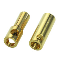 QWinOut 2mm 3.5mm 4mm 5mm 5.5mm 6mm 8mm Gold Bullet Banana Connector plug male and female Thick Gold Plated for ESC Battery