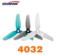 GEMFAN 10 Pairs/ 4 pairs 4032 4inch 4x3.2 tri-blade/3 blade CW CCW Propeller PC Prop Compatible 1406 2205 Brushless Motor for DIY RC Drone FPV Racing Multicopter