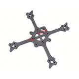 QWinOut Eyas100 65MM 3K Carbon Fiber Toothpick Frame Kit with Gemfan Mini 65mm Props for DIY RC Drone FPV Racing Quadcopter Freestyle True X