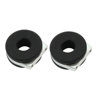 QWinOut CNC Aluminium Gimbal 10mm Damping Mount with Rubber for FPV Gopro Camera Mount Multicopter xa650