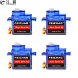 4PCS FEICHAO Classic Servos 9g SG90 MG90S For RC Planes Fixed Wing Aircraft Model Telecontrol Aircraft Parts Toy Motors