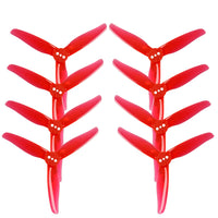 4Pairs DALPROP T3018 3-Blade 3 Inch Propeller w/1.8mm Mounting Hole for FPV Racing Drone RC Quadcopter Spare Parts Replacement
