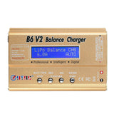 HTRC B6 V2 Balance Charger 80W Professional Digital Discharger For LiHV LiIonLiFe NiCd NiMH PB Battery LiPo Charger