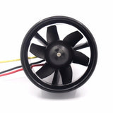 55mm/64mm 6/5  EDF Ducted Fan with QF2611 3500KV/4500KV  Brushless Motor for RC Drone Ducted F22128