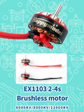 4PCS Happymodel EX1103 1103 6000KV 7000KV 8000KV 12000KV 2-4S Brushless Motor for Sailfly-X Larva X Toothpick RC Racing Drone FPV Models