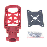 JMT 4PCS 16MM*14MM*245MM 3K Carbon Fiber Tube with 16mm Clamp Type Motor Mount Plate Holder & Z16 Folding Arm Tube Joint for 4-axle Aircraft RC Quadcopter DIY Copter Drone
