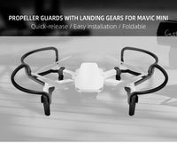 Sunnylife Propellers Guards Protectors Shielding Rings with Landing Gears Props Support Leg Stands for DJI Mavic Mini Drone