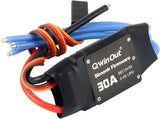 QWinOut A2212 1400KV Brushless Outrunner Motor 10T + 30A Speed Controller ESC + 3.5mm Banana Connectors for DIY RC Drone Aircraft KK 4 Axle Copter UFO