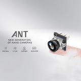 Caddx.us Ant Nano FPV Camera 1200TVL Global WDR with OSD 2g Ultra Light 1.8mm Lens 16:9 / 4:3 for FPV Racing Drone Aircraft Fixed Wing Aerial Photography
