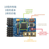 QWinOut NB One 32 Bit Flight Controller Built-in 6-Axis Gyro With Altitude Hold Mode for FPV RC Fixed Wing Support Multiple Models Automatic Balance