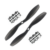 QWinOut 8045 8045R CW CCW Clockwise Rotating Counter Black Propeller for F450 Multi-Copter Drone Accessory Parts