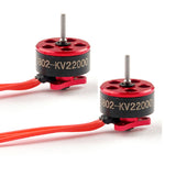 Happymodel 2pcs SE0802 0802 1-2S Brushless Motor 22000KV 14000KV 25000KV 1.0mm 0.8mm Shaft Diameter Mini Motors for Indoor FPV Racing Drones