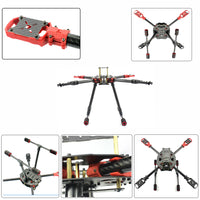 QWinOut J630 630mm DIY 2.4GHz 4-Aixs RC Drone APM2.8 Flight Controll M7N GPS with AT9S TX Headless Module Quadcopter
