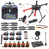 QWINOUT F550 Six-axis Aircraft Frame With APM2.8 Flight Control 7MGPS 1045 Carbon Fiber Propeller 3S 2212 920KV Motor