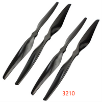 QWinOut  2Pairs/8PCS Carbon Fiber 3210/32105/32108/3099 Folding Propeller Noise Reduction Prop for Multi-axle UVA RC Agricultural Drone