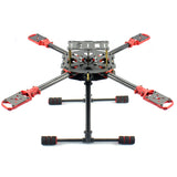 QWinOut J630 DIY Full Set FPV 2.4GHz 4-Aixs RC Aircraft APM2.8 Flight Controller M7N GPS 630MM Carbon Fiber Frame Props with AT9S TX Copter