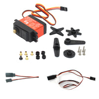 JMT 20KG Digital Servo Large Torque Metal Shell Waterproof Servo with Metal Servo Arm & Extension Cord For Car Model / Multi-rotor Aircraft / Helicopter / Robot / RC Toy