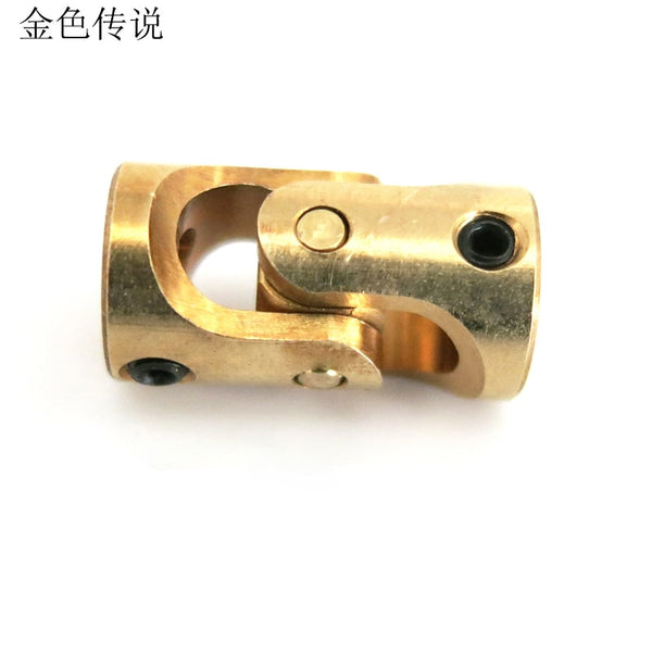 Feichao Brass Mini Cardan 3mm-3mm Counpling DIY Toy Accessories Universal joint  for DIY Car Boat  F17619