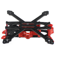 QWinOut DIY 145mm Wheelbase Carbon Fiber Rack Plate Frame Kit for Ti145 3inch FPV Drone Quadcopter