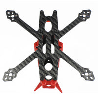 QWinOut DIY 145mm Wheelbase Carbon Fiber Rack Plate Frame Kit for Ti145 3inch FPV Drone Quadcopter