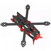 QWinOut DIY 145mm Wheelbase Carbon Fiber Rack Plate Frame Kit for Ti145 3inch FPV Drone Quadcopter