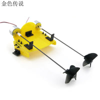 DIY Handmade Accessories Boat Ship Kit Electric Two Motor Propeller Power Driven for Remote Control Boat Model Robot F17929