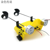 DIY Handmade Accessories Boat Ship Kit Electric Two Motor Propeller Power Driven for Remote Control Boat Model Robot F17929