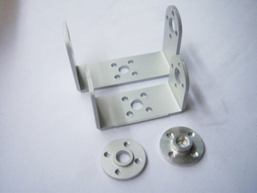 F03711 1 set Robot servo spare parts: Metal U holder + round servo mount Bracket +FS