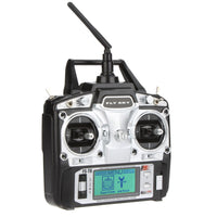 Flysky FS-T6 6CH 2.4G LCD Transmitter R6B Receiver Digital Radio System for RC Helicopters  Quadcopter Glider Airplanes