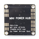 QWinOut Mini Power Hub Power Distribution Board PDB with BEC 5V & 12V for FPV QAV250 ZMR250 Multicopter Quadcopter