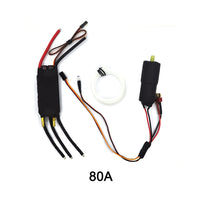 QWinOut  40A/60A/80A/100A Bidirectional Water-cooled Brushless ESC Underwater Propeller Thruster for RC Ship Car Airplane Boat