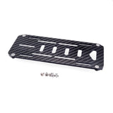 FEICHAO Carbon Fiber Battery Mounting Plate with Battery Strap for 1/10 Scale RC Crawler Car SCX-10 SCX10 RC4WD