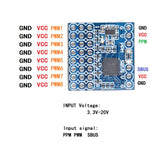 QWinOut SPP-SBUS PPM PWM Signal Convertor Adapter Switch 3.3-20V 8CH 4.1g Module Interchang for RC Receiver Drone Multirotor