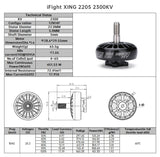 4PCS IFlight XING 2205 2300KV 3200KV 4-6S Brushless Motor  For protek35 3.5 inch propeller For FPV Racing Drone