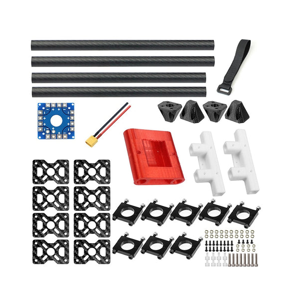 H467 H-shaped Body Drone 467mm Frame Kit with 16mm Carbon Fiber Tube Frame For Quadcopter Spare Parts
