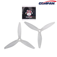2 Pair Gemfan 5144 5inch 3 Paddle Propeller with 5mm Hole compatible 2205-2306 Brushless Motor for DIY RC Drone FPV Multicopter