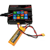 HTRC HT208 Balance Charger AC/DC 4.3"Color LCD Touch Screen 420W 20A RC Battery Discharger for 1-8s Lilon/LiPo/LiFe/LiHV Battery