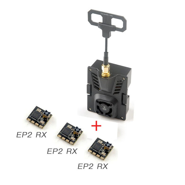 HappyModel ES24TX Pro 1000mW 2.4G ExpressLRS ELRS Micro TX Module with Cooling Fan RGB LED Module for RC Airplane FPV Drone