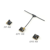 Happymodel EP2 RX /EP1 RX / ELRS PP 2.4GH RX SX1280 EXPRESSLRS Nano Long Range Receiver + Omnidirectional Antenna For TBS Tracer