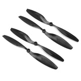 QWinOut  2 Pairs 10x4.5 10x4.7 3K Carbon Fiber Propellers CW CCW 1045 1047 Props for F450 F550 DIY Quadcopter Hexacopter UFO 920kv Motor
