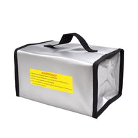 QWinOut 215x155x115mm Fireproof RC LiPo Battery Portable Explosion-Proof Safety Bag Safe Guard Charge Sack With Handle