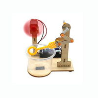 QWinOut DIY Assembly Toy Wooden Puzzle Bubble Making Machine Physics Toy Mechanical Kit STEAM Toys