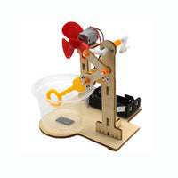 QWinOut DIY Assembly Toy Wooden Puzzle Bubble Making Machine Physics Toy Mechanical Kit STEAM Toys