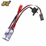 JMT High Quality RC Car 10A Brushed ESC Two Way Motor Speed Controller No/With Brake for 1/16 1/18 1/24 Car Boat Tank