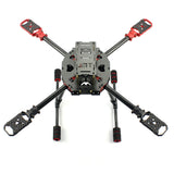 JMT J630 630mm Carbon Fiber 4-axis Folding Rack Frame Kit High Landing Skid for DIY Multicopter RC Racing Drone
