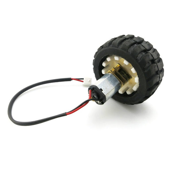 JMT N20 Micro Gear Motor & Rubber Wheels for DIY Robot Smart Car Module 3V 6V N20 Metal DC Change Speed Gearbox Motor Wheel Kits